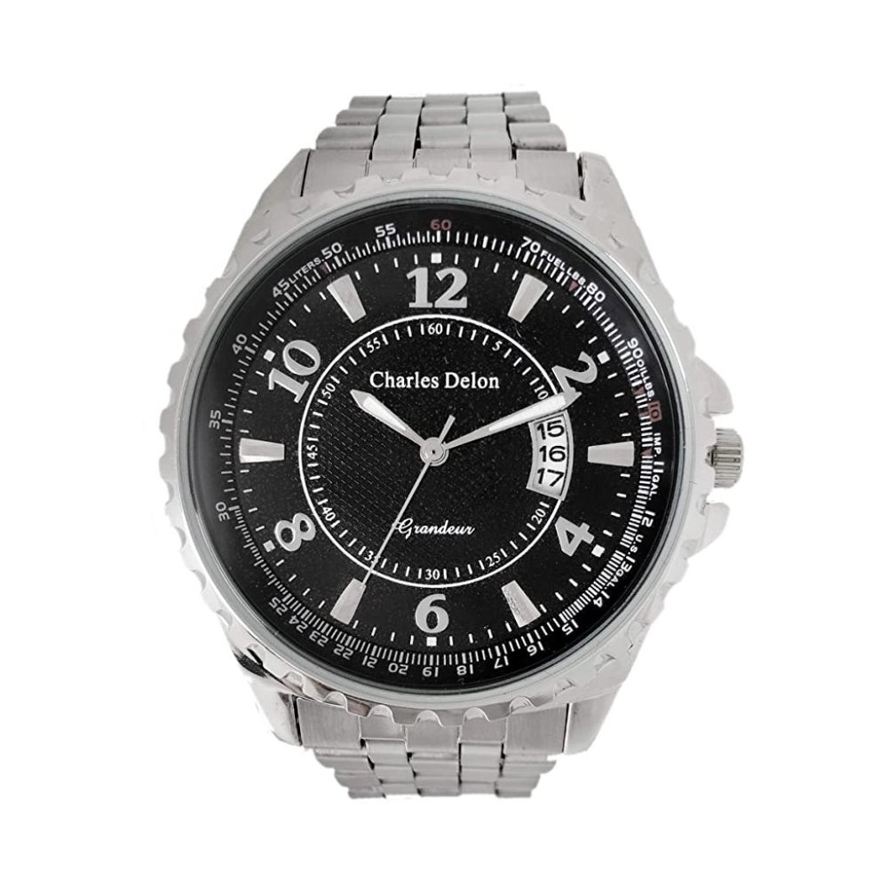 Charles Delon Casual Style Silver Watch